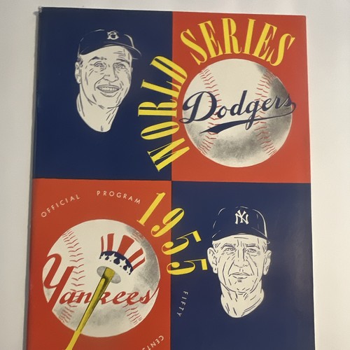 Reprint 1955 world series - reprint,