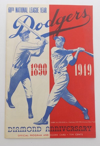 Vintage brooklyn dodgers 1949 - vintage,