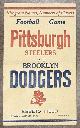 1941 pittsburgh steelers - 1941,