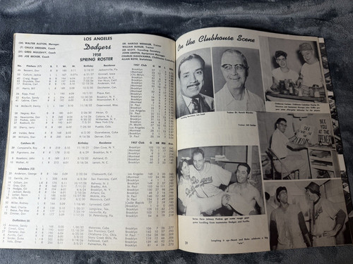 1958 los angeles dodgers - los,