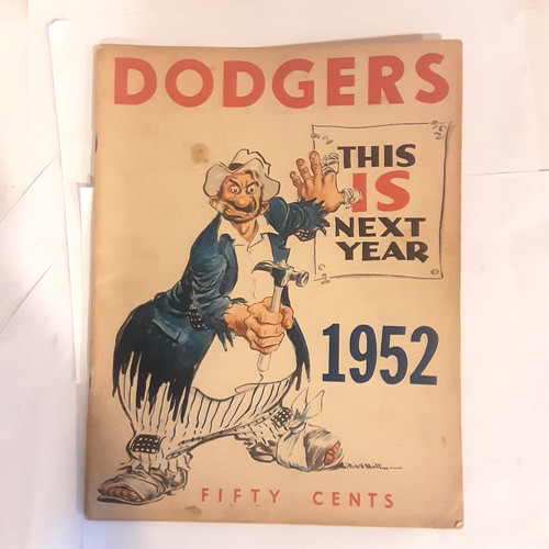 Vintage 1952 brooklyn dodgers - 1952,
