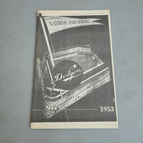 1953 brooklyn dodgers - brooklyn, vs