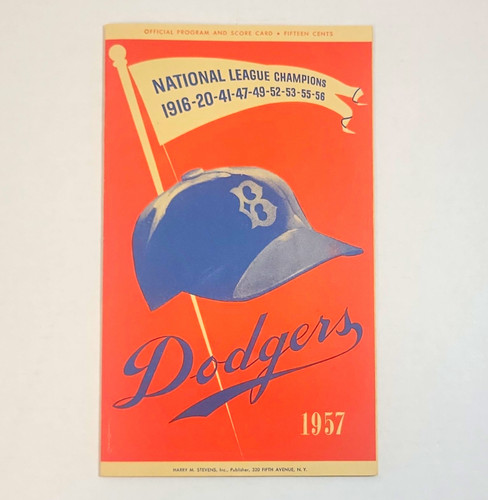 1957 brooklyn dodgers official - 1957,