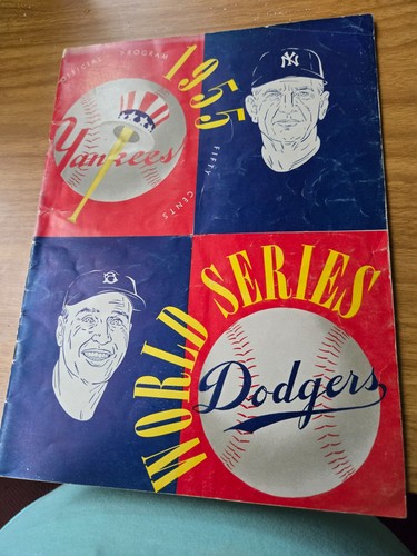 1955 world series program - 1955,