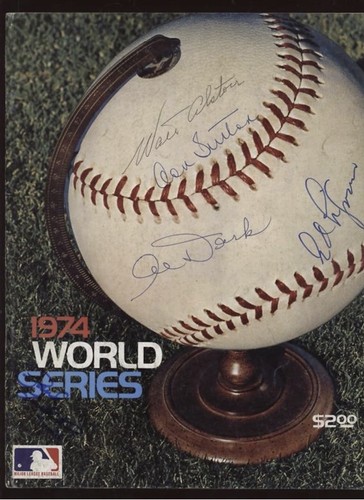 1974 worlds series program - 1974,