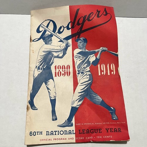 Vintage 1949 dodgers official - 1949,