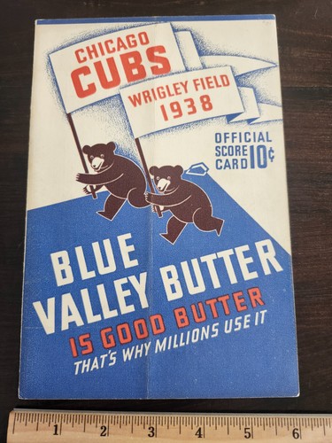 1938 chicago cubs baseball - chicago,