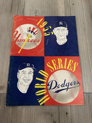 1955 world series program - 1955,