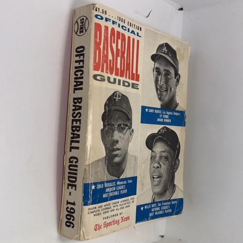 1966 baseball guide - guide, dodgers