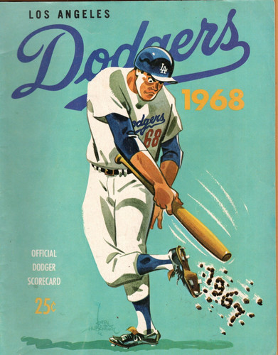 1968 los angeles - los, dodgers