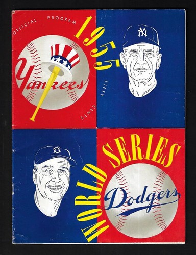 1955 world series program - 1955,